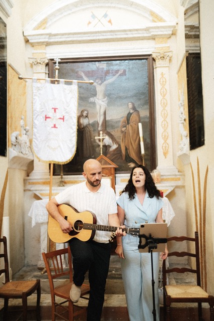 Groupe musique mariage Corse en cérémonie à l'église